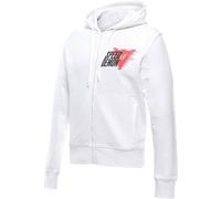 Dainese Speed Demon Veloce, felpa con cappuccio e zip XXL male Bianco/Rosso/Nero