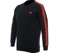 Dainese Stripes, felpa M male Nero/Rosso Fluo
