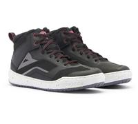 Dainese Suburb Air Scarpe moto da donna, nero/bianco/rosso, Taglia 37