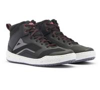 Dainese Suburb Air Scarpe moto da donna, nero/bianco/rosso, Taglia 41