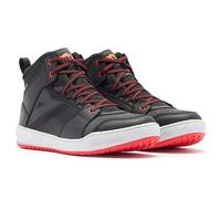 Dainese Suburb D-WP Moto Scarpe - Black-White-Red Lava (A66)