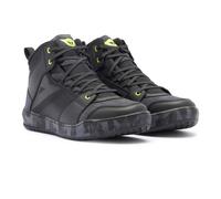Dainese Suburb D-WP S26 Scarpe da moto impermeabili, nero/grigio/giallo, Taglia 46