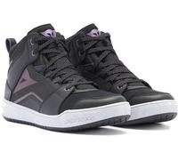 Dainese Suburb D-WP scarpe da moto impermeabili da donna, nero/bianco/viola, 37