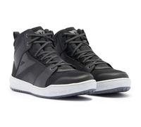 DAINESE Suburb D-WP Shoes, Scarpe Moto Impermeabili Uomo, Nero/Bianco/Grigio Ferro, 47 EU