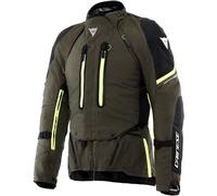 Dainese Super Adventure Absøluteshell, giacca tessile D-Dry 50 male Oliva/Nero/Giallo Fluo
