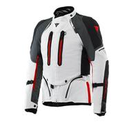 Dainese Super Adventure Absoluteshell impermeabile Giacca tessile moto, nero-grigio-rosso, taglia 52 per maschi