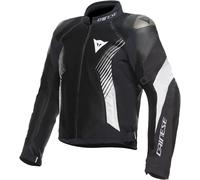 Dainese Super Rider 2 Absoluteshell Giacca tessile moto, nero-bianco, taglia 50 per maschi