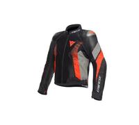 DAINESE Super Rider 2 Absoluteshell Giacca Tessile Moto, Nero/Grigio/Rosso, 48
