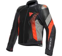 Dainese Super Rider 2 Absoluteshell Giacca tessile moto, nero-grigio-rosso, taglia 48 per maschi