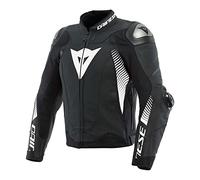 DAINESE Super Speed 4 Giacca in pelle moto, nero/bianco, 50