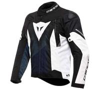DAINESE Super Sprint D-Dry Giacca da Moto Impermeabile, Nero/Blu/Bianco, 54