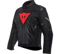 DAINESE Super Sprint D-Dry Giacca da Moto Impermeabile, Nero/Nero/Rosso, 46