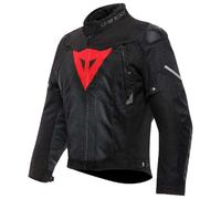DAINESE SUPER SPRINT D-DRY - GIACCA MOTO IMPERMEABILE DA UOMO (IT, Numero, 56, Regular, Regular, BLACK/BLACK/RED-LAVA)