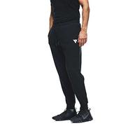 Dainese - Sweatpant Logo, Pantaloni Sportivi da Uomo, Tuta in Cotone, Logo, Nero/Bianco, M