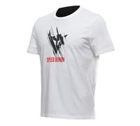 DAINESE - Tarmac T-Shirt, T-Shirt Casual a Girocollo, in Cotone, Uomo, Bianco Brillante, XXL