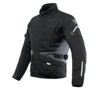 Dainese - Tempest 3 D-Dry, Giacca da Uomo Moto Touring, Giacca Impermeabile, Fodera Termica Rimovibile, Protezioni su Spalle e Gomiti, Nero/Nero/Ebano, 58