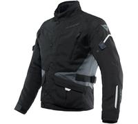 Dainese - Tempest 3 D-Dry, Giacca da Uomo Moto Touring, Giacca Impermeabile, Fodera Termica Rimovibile, Protezioni su Spalle e Gomiti, Nero/Nero/Ebano, 46