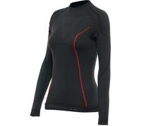 Dainese Thermo LS Lady, Maglia Termica Moto, Donna, Nero/Rosso, XS/S