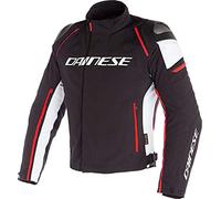 Giacca Moto Tessuto Dainese RACING 3 D-DRY® JACKET Nero Bianco Rosso