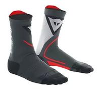 Dainese Thermo Mid Socks, Calze Medie Termiche Moto Nero Rosso, 39-41
