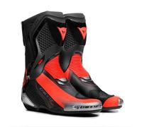 DAINESE TORQUE 4 STIVALI RACING E STRADALI UOMO NERO ROSSO FLUO