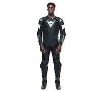 Tuta TOSA LEATHER Perf Nero Bianco - DAINESE - AN: 50