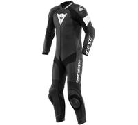 Dainese Tosa Tuta in pelle da moto traforata One Pece, nero-bianco, taglia 54 per maschi