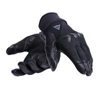 DAINESE - Unruly Ergo-Tek Gloves, Guanti Moto da Uomo, Tessuto Senza Cuciture, Rinforzi in Pelle, Protezione Nocche, Touch Screen, Nero/Antracite, S