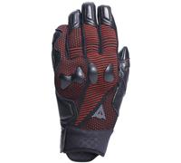 Dainese Unruly Ergo-Tek Guanti da moto, nero/rosso, Taglia M