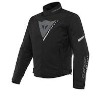 Dainese Veloce D-Dry Giacca tessile moto, nero-grigio-bianco, taglia 46 per maschi