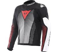 DAINESE Ventar Air Giacca tessile da motocicletta, nero/bianco/rosso, 54