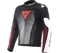 Dainese Ventar Air Giacca tessile da motocicletta, nero/bianco/rosso, Taglia 46