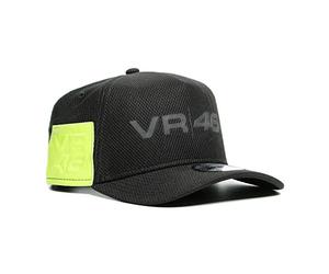 DAINESE VR46 9Forty cap, Cappello Baseball, per Uomo e Donna, Nero/Giallo Fluo, N