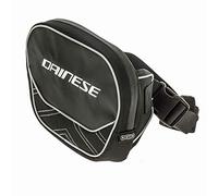 Dainese - Waist-Bag Marsupio Moto, Marsupio Uomo e Donna da 2 Litri, Chiusura a Zip, Marsupio Impermeabile con Inserti Morbidi, Borsello Bikers Unisex, Borsa Moto Dainese, Nero