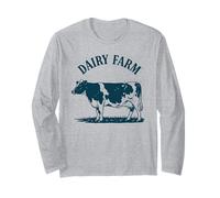 Dairy Farm Mucca Bestiame Paese Agricoltura Vita Maglia a Manica
