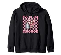 Dairy Farmer Mucca Latteria Agricoltura Ragazza Mamma Non in The Mooood! Felpa con Cappuccio