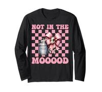 Dairy Farmer Mucca Latteria Agricoltura Ragazza Mamma Non in The Mooood! Maglia a Manica