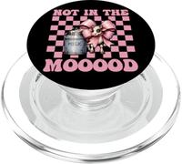 Dairy Farmer Mucca Latteria Agricoltura Ragazza Mamma Non In The Mooood! PopSockets PopGrip per MagSafe