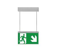 daisalux ikus - Luminaria Stendardo parete ikus-sp doppio rtd1632 Grigio