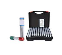 DAISHUJIE Calibri a Spina Calibro for perni da 101 Pezzi, Calibro for Fori/Tappi, Passo 0,01 mm, Strumenti for carpenteria, ispezione, Meccanica e misurazione(4.00-5.00mm)