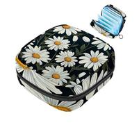 Daisy-438, borsa per lo smaltimento dei tovaglioli igienici, borsa per lo smaltimento dei tovaglioli igienici, grande capacità, con cerniera, borsa per assorbenti mestruali