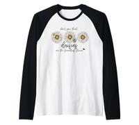 Daisy Bee Tee Le margherite sono i fiori più amichevoli dell'estate Maglia con Maniche Raglan