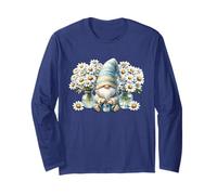 Daisy Flower GNOME Graphic for Painter Who Loves Painting Maglia a Manica