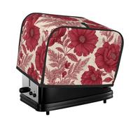 Daisy Flowers - Copertura per tostapane a 2 fette, colorata e accogliente, con tasca, antimacchia e antipolvere, protezione per piccoli elettrodomestici da cucina