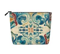 Daisy Flowers in diverse borse da toilette con cornice per donne, borsa portatile da viaggio per cosmetici, organizer quotidiano con cerniera, Bellissimo colore., Taglia unica