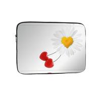 Daisy Heart Love Romance - Borsa per computer portatile da 12", adatta per viaggi e viaggi di lavoro