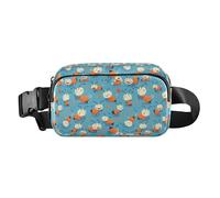 Daisy - Marsupio a tracolla impermeabile, con cinghia regolabile, per allenamento, corsa, escursionismo, Divertente formica dipinta, 1 Size