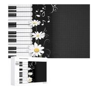Daisy Pianoforte Tasti Musica Note Puzzle per Adulti Famiglia Attività Giochi Home Decor Puzzle 1000 PCS