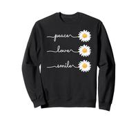 Daisy Plant Peace Love Smile Common Daisy Flower Felpa