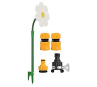 Daisy Sprinkler, 360° Rotating Funny Garden Sprinkler, 26,77 x 12,99 pollici Easy to Install Hose Attachment, Flower Shaped Outdoor Irrigation System for Farm, Patio, Backyard Watering